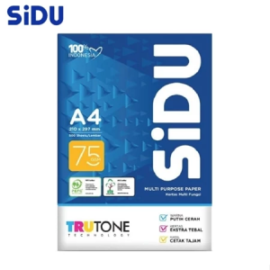 Kertas HVS A4 75 GRAM SiDU ( Putih isi 500 Lembar )