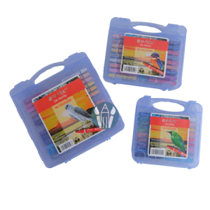 Crayon Oil Pastel V-Tec Set Isi 18 / 36 / 48 Warna - Alat Mewarn